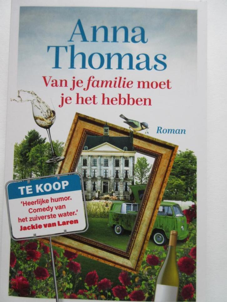 Anna Thomas - Van je familie moet je het hebben, Boeken, Romans, Zo goed als nieuw, Nederland, Ophalen of Verzenden