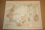 Antieke kaart - Rusland historisch - Circa 1885 !!, Boeken, Gelezen, Ophalen of Verzenden, Landkaart, 1800 tot 2000