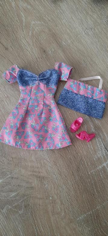 barbie denim jurk met tas. Mattel. beschikbaar voor biedingen