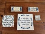 Friese & Nederlandse Tegeltjes, Antiek en Kunst, Antiek | Wandborden en Tegels, Ophalen of Verzenden