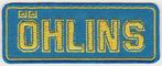 Ohlins stoffen opstrijk patch embleem, Ophalen of Verzenden