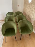 6 X Stoel Como Groen Kwantum, Ophalen, Overige kleuren, Stof, Vijf, Zes of meer stoelen