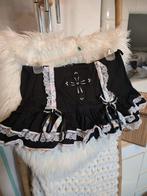 Gothic skirts en lederen short, set van 3. Black Widow, Kleding | Dames, Rokken, Ophalen of Verzenden, Zo goed als nieuw, Zwart