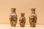 3 delig Saji Porseleinen vaasjes 49037