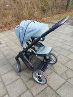 Compacte kinderwagen met reiswieg, zitje en adapters, Kinderen en Baby's, Kinderwagens en Combinaties, Ophalen, Gebruikt, Combiwagen