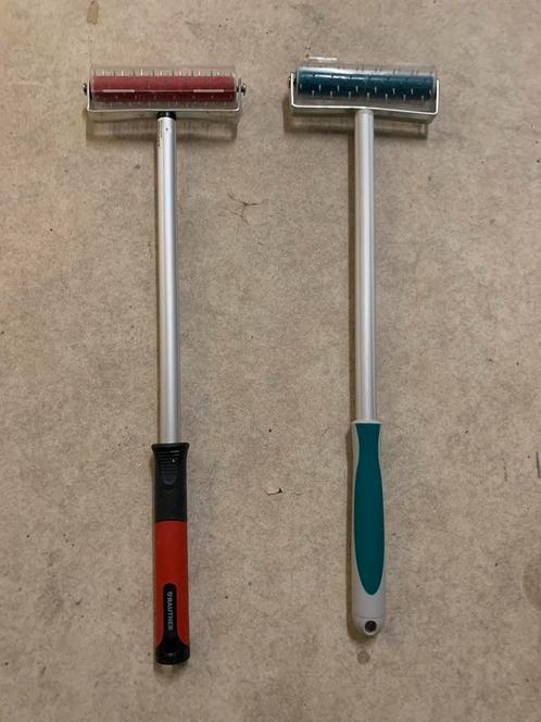 Behangprikrollers - Zo goed als nieuw, Doe-het-zelf en Verbouw, Gereedschap | Handgereedschap, Zo goed als nieuw, Ophalen of Verzenden