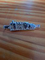 Zeldzame 925 Zilveren Dasspeld met Stoomtrein, Verzamelen, Ophalen of Verzenden