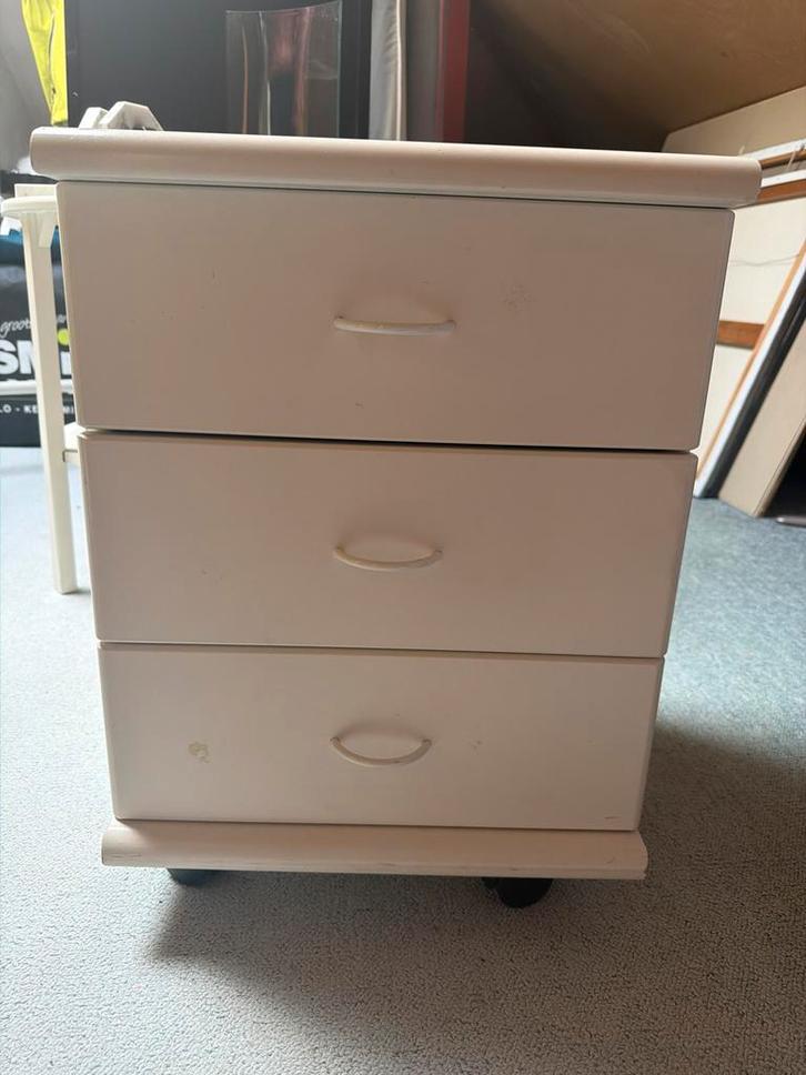 Ladekastje met 3 laden, Huis en Inrichting, Kasten | Ladekasten, Gebruikt, Minder dan 100 cm, Minder dan 50 cm, 25 tot 50 cm, Kunststof