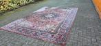 Prachtig mega groot XXL vintage oud roze Perzisch tapijt, Gebruikt, Perzisch, 200 cm of meer, Ophalen of Verzenden