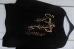 Leuke top met print, Bruin, Maat 42/44 (L), Ophalen of Verzenden, Zo goed als nieuw