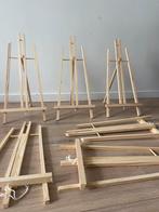 6 schildersezeltjes hout 50cm, nieuw!, Ophalen of Verzenden, Nieuw, Ezel