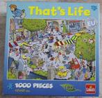 Legpuzzel - Goliath. That's Life - village, Verzenden, 500 t/m 1500 stukjes, Zo goed als nieuw, Legpuzzel