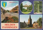 HELDEN PANNINGEN Centrum Kiosk Pomp Kerk, Verzamelen, Ansichtkaarten | Nederland, Verzenden, 1980 tot heden, Gelopen, Limburg