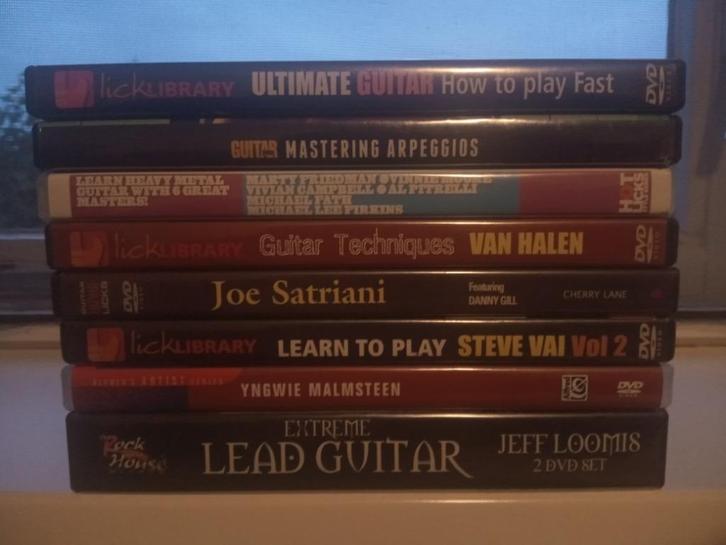 Gitaar Dvd's, Muziek en Instrumenten, Overige Muziek en Instrumenten, Zo goed als nieuw, Ophalen of Verzenden