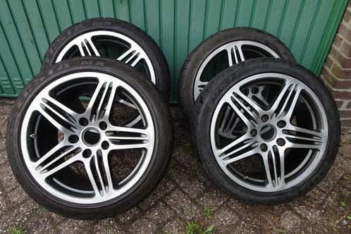 zeer mooie velgen type Porsche  997 Turbo 18 inch, Auto-onderdelen, Banden en Velgen, Banden en Velgen, Zomerbanden, 18 inch, 275 mm