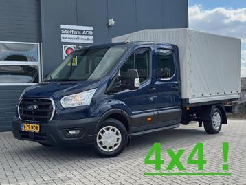 Ford Transit 350 2.0 TDCI L3H1 DC 4WD | Huif | Cruise | Stoe beschikbaar voor biedingen