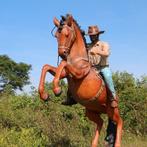 Stockman on Stallion Horse - Paard met Cowboy lifesize, Ophalen, Nieuw, Overige typen