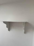 Mooie oude wandplank wit hout, Huis en Inrichting, Woonaccessoires | Wandplanken en Boekenplanken, Ophalen, Gebruikt