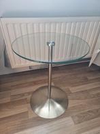 Metaform bijzettafel, Ophalen, Zo goed als nieuw, Glas, Minder dan 100 cm