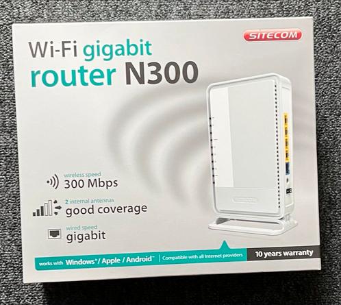 Sitecom Wi-Fi Gigabit Router N300 - Nieuw, Computers en Software, Routers en Modems, Nieuw, Router, Ophalen