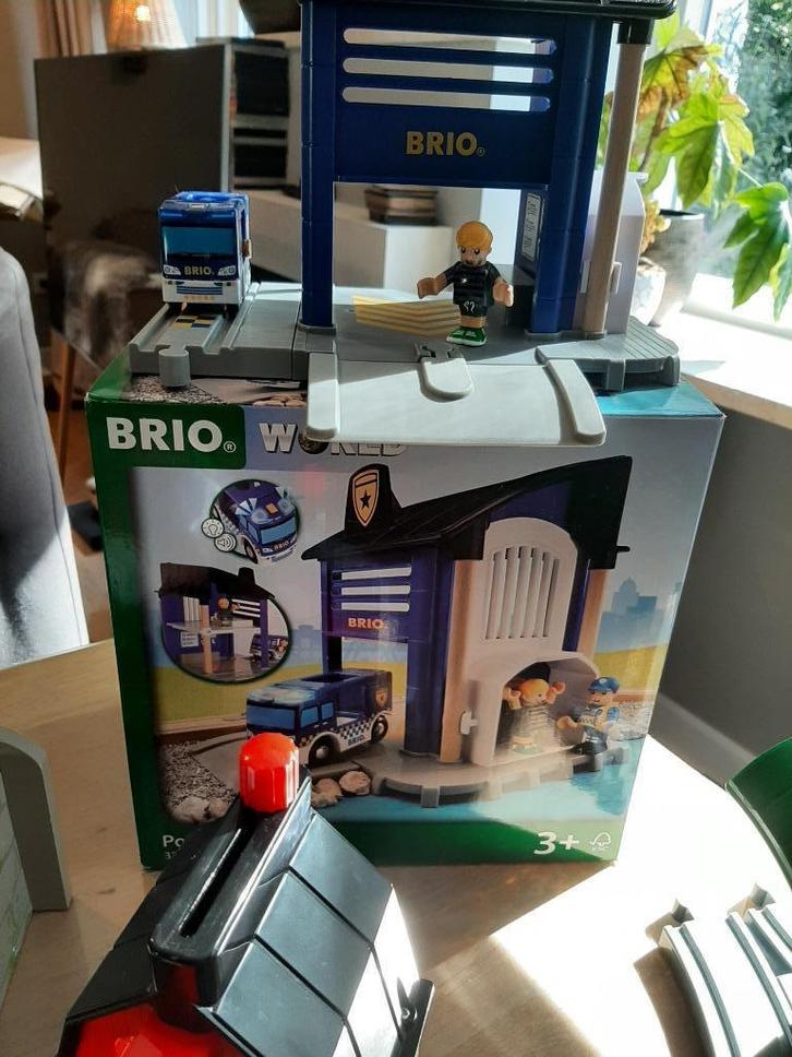 Houten treinspoor met bijbehoren, Brio, Bigjigs en andere., Kinderen en Baby's, Speelgoed | Houten speelgoed, Zo goed als nieuw