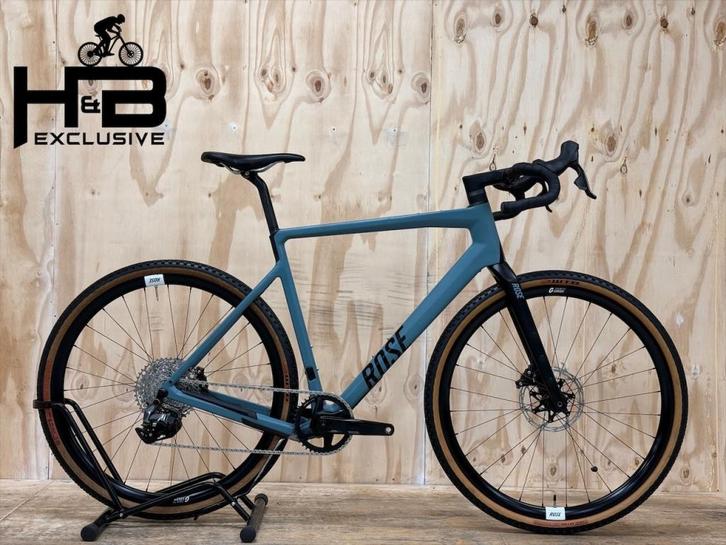 Rose Backroad Rival eTap AXS XPLR Carbon Gravelbike, Fietsen en Brommers, Fietsen | Racefietsen, Zo goed als nieuw, Heren, Overige merken