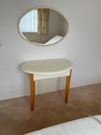 Kaptafel met spiegel, Huis en Inrichting, Tafels | Kaptafels, Ophalen, Overige materialen, Gebruikt, 50 tot 100 cm