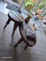 Rustieke Salontafel (Set van 2), Huis en Inrichting, Tafels | Salontafels, Ophalen, Minder dan 50 cm, Gebruikt, 50 tot 100 cm