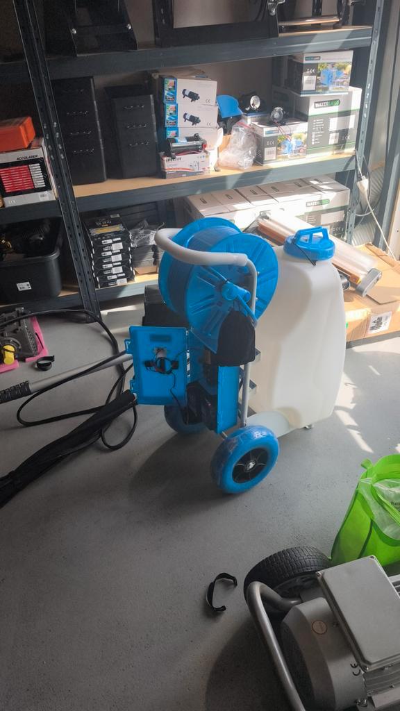 Tuckerpole Trolley 45L - Mobiele Reinigingsoplossing, Huis en Inrichting, Schoonmaakartikelen, Overige typen, Ophalen of Verzenden