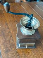 Oude houten koffie handmaler met laatje, Ophalen of Verzenden