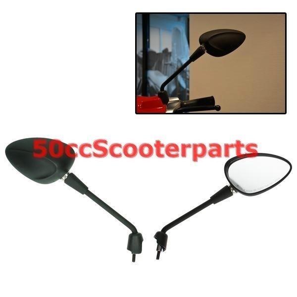 Spiegels Vespa Sprint Mat Zwart 42940, Motoren, Tuning en Styling, Ophalen of Verzenden
