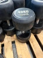1 x 40 kg rubberen dumbell gewicht beschadigd, Ophalen, Dumbbell, 1 x 40 kg, Fitness world