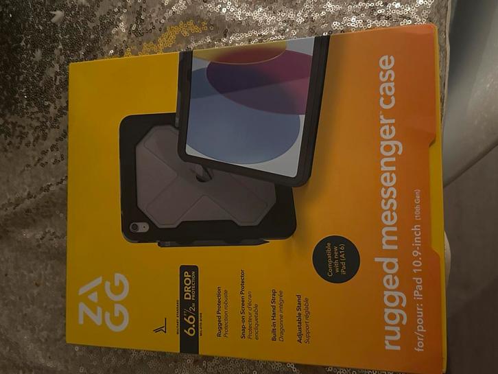 ZAGG Rugged Messenger Case voor iPad 10.9-inch (10e Gen), Computers en Software, Apple iPads, Nieuw, Apple iPad, 10 inch, 64 GB