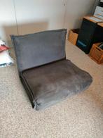 Mooie grijze slaapstoel, Huis en Inrichting, Ophalen, 90 cm, Eenpersoons, 210 cm