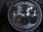 Oldtimer 2 ledlampen 140 watt en met ledring diameter 23 cm, Verzenden, Gebruikt
