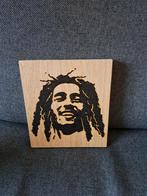 Bob marley portret op hout, Muziek en Instrumenten, Overige Muziek en Instrumenten, Nieuw, Ophalen of Verzenden, Reggae