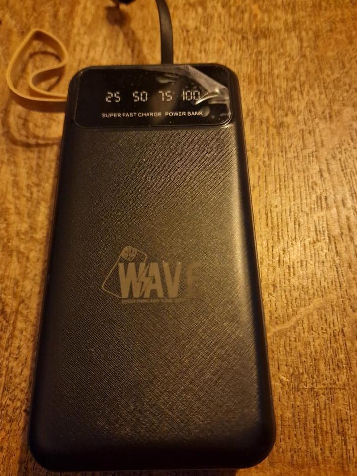 Wave Powerbank - Super Fast Charge, Audio, Tv en Foto, Accu's en Batterijen, Gebruikt, Oplaadbaar, Ophalen of Verzenden
