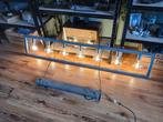 Mooie industriele lamp hanglamp 2 stuks ( 7 spots ), Ophalen of Verzenden, Zo goed als nieuw