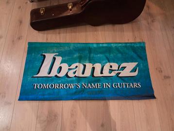 IBANEZ banner / vlag 57 x 118 cm. promotie beschikbaar voor biedingen