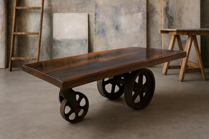 Epoxy Salontafel - Uniek Design!, Huis en Inrichting, Tafels | Salontafels, Nieuw, Minder dan 50 cm, 50 tot 100 cm, 100 tot 150 cm