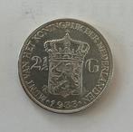 Wilhelmina rijksdaalder 1933 pr, Postzegels en Munten, Munten | Nederland, Ophalen of Verzenden, Koningin Wilhelmina, 2½ gulden