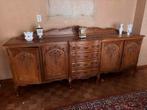 Vintage Louis XV Dressoir - Eikenhout met Houtsnijwerk, Huis en Inrichting, Kasten | Dressoirs, Gebruikt, Eikenhout, Ophalen of Verzenden
