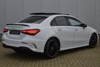 Mercedes-Benz A-klasse 180 AMG Limo Night Edition1 AUT7 2023, Automaat, 136 pk, Gebruikt, Adaptive Cruise Control