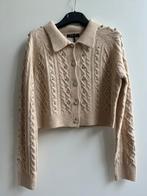 LUMINA kort vestje camel met strass mt TU, Prato, Italie, LUMINA, -, Verzenden