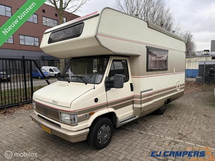 Fiat 290 Dethleffs camper super netjes!, Caravans en Kamperen, Campers, Bedrijf, Fiat, Diesel, Handgeschakeld, Boiler, Douche