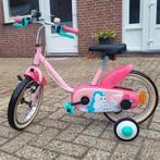 Btwin meisjes fiets 14 inch, Fietsen en Brommers, Ophalen, Gebruikt, Minder dan 16 inch, Zijwieltjes