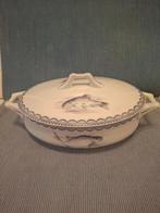 Epiag Czechoslovakia - mooie porseleinen vissen dekschaal, Antiek en Kunst, Ophalen of Verzenden