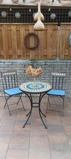 Leuke bistro set Sienna, Ophalen, Zo goed als nieuw, Overige materialen, 2 zitplaatsen