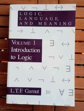 L. T. F. Gamut logic, language and meaning NIEUWSTAAT beschikbaar voor biedingen