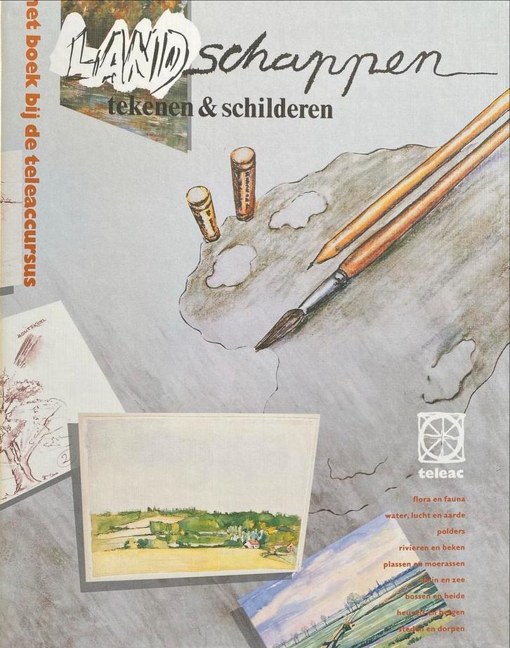 Landschappen tekenen & schilderen - Teleac cursusboek, Boeken, Kunst en Cultuur | Fotografie en Design, Zo goed als nieuw, Fotografie algemeen